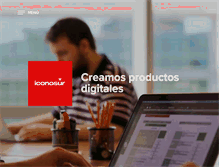 Tablet Screenshot of iconosur.com